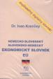 CD-ROM Nemecko-slovenský, slovensko-nemecký ekonomický slovník EÚ