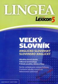 LINGEA Lexicon5 Veľký slovník anglicko-slovenský slovensko-anglický
