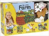 My Little Book about The Farm (Book, Wooden Toy - 16-piece Puzzle) 
